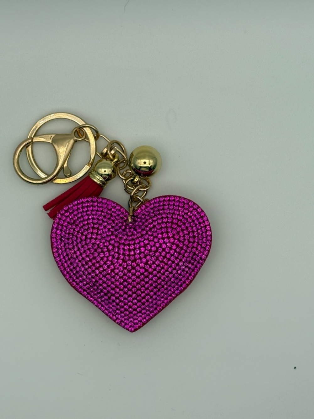 Pink Heart purse bling